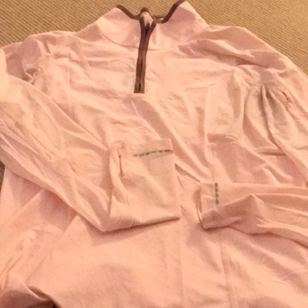 Lululemon light pink long sleeve top